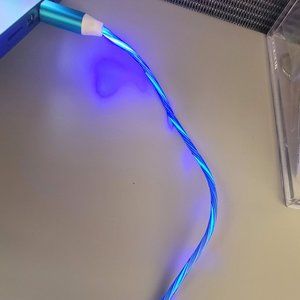 Type-C LED Charging Cord, 3ft